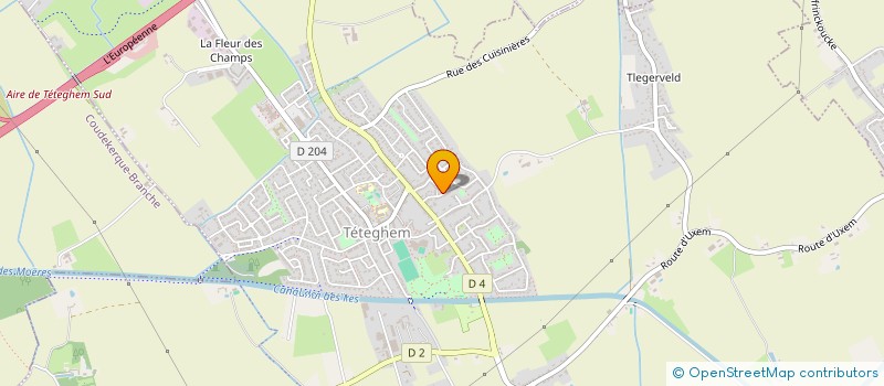 localisation de l'entreprise SCI BEJUBA  TETEGHEM-COUDEKERQUE-VILLAGE