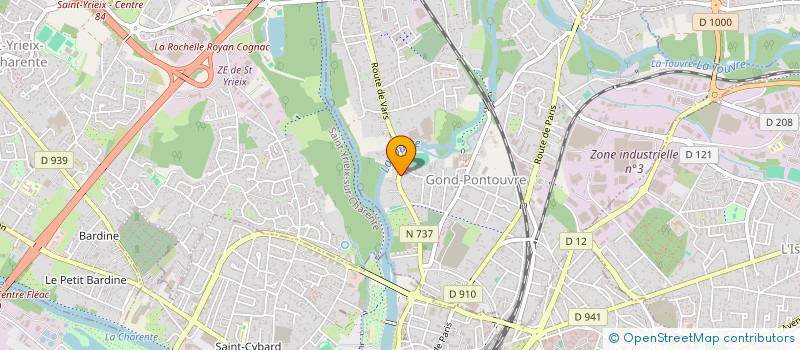 localisation de l'entreprise SCI BEJUSA  GOND-PONTOUVRE