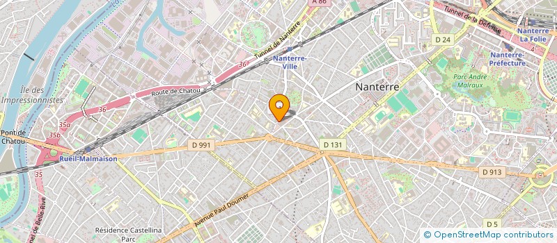 localisation de l'entreprise SCI BEKA  NANTERRE