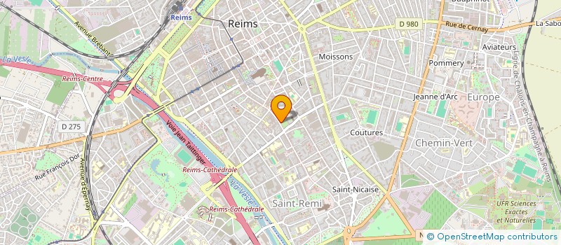 localisation de l'entreprise SCI BEKA  REIMS