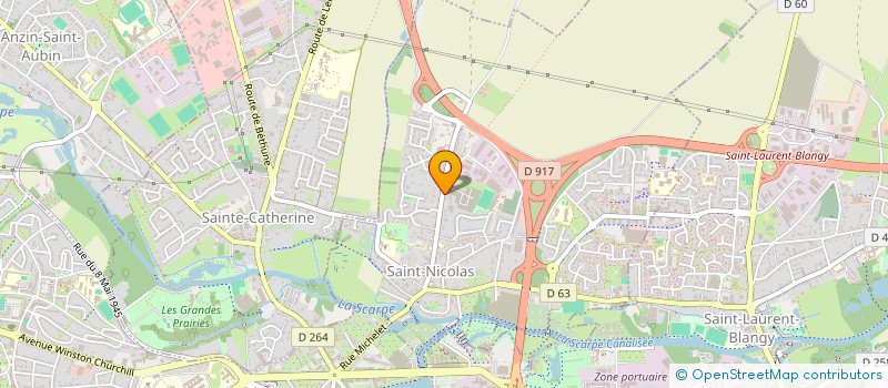 localisation de l'entreprise SCI BEKAERT SUD OUEST  SAINT-NICOLAS