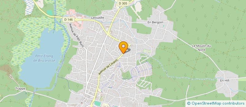 localisation de l'entreprise SCI BEKALA'HOUSE  BISCARROSSE