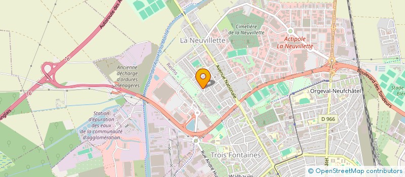 localisation de l'entreprise SCI BEKALIJA  REIMS