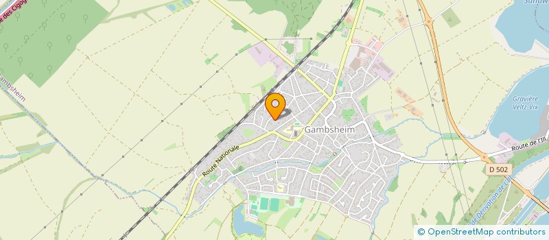 localisation de l'entreprise SCI BEKHA  GAMBSHEIM