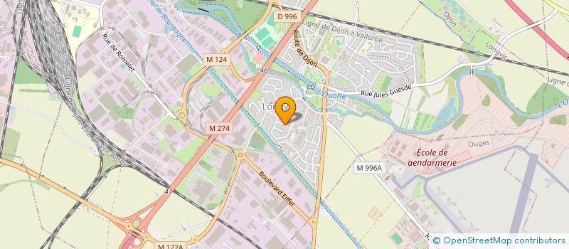 localisation de l'entreprise SCI BEKKAOUI à LONGVIC