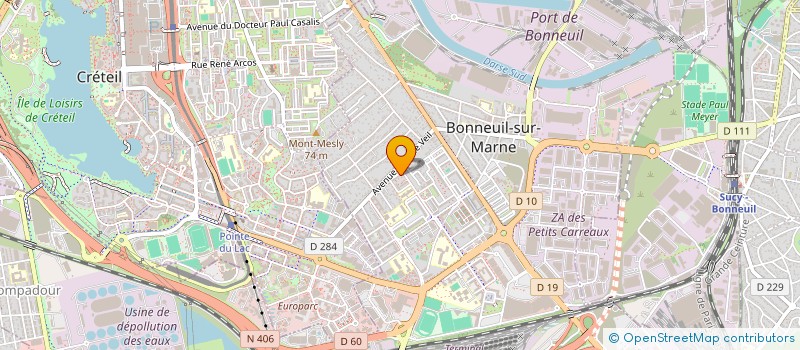 localisation de l'entreprise SCI BEKOVA à BONNEUIL-SUR-MARNE