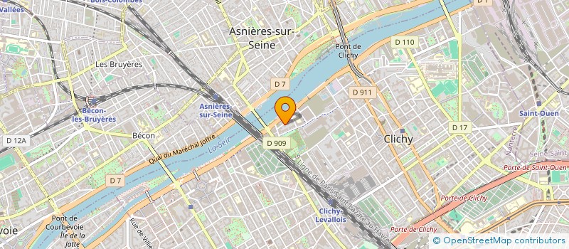 localisation de l'entreprise SCI BEL 2000 à CLICHY