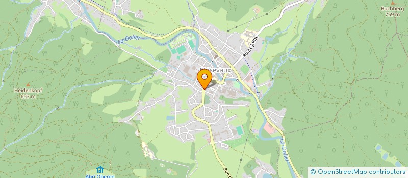 localisation de l'entreprise SCI BEL  MASEVAUX-NIEDERBRUCK