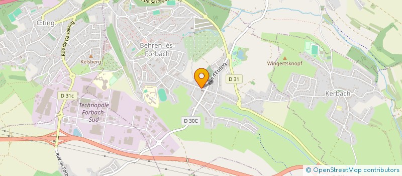 localisation de l'entreprise SCI BEL  BEHREN-LES-FORBACH