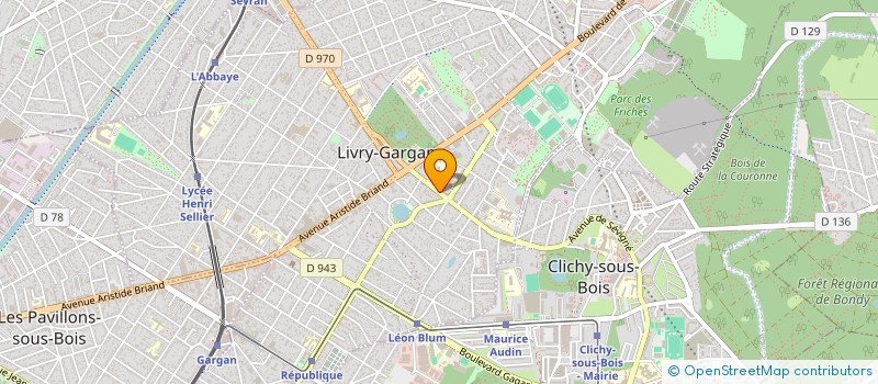 localisation de l'entreprise SCI BEL ABBES à LIVRY-GARGAN