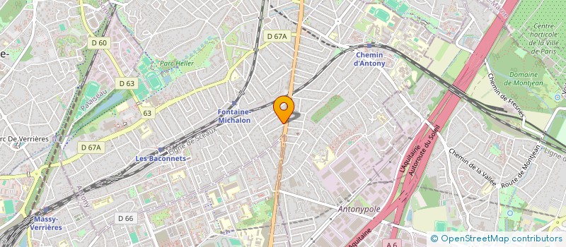 localisation de l'entreprise SCI BEL ABORD à ANTONY