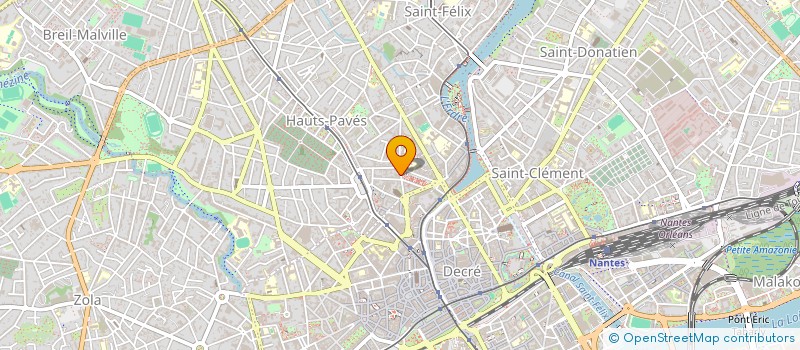 localisation de l'entreprise SCI BEL AIR 17  NANTES