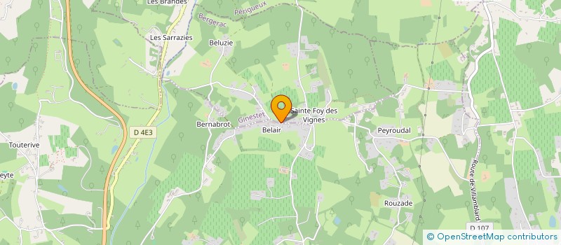 localisation de l'entreprise SCI BEL AIR 24 à BERGERAC