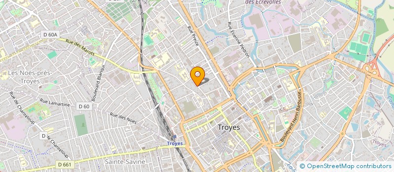 localisation de l'entreprise SCI BEL AIR  TROYES
