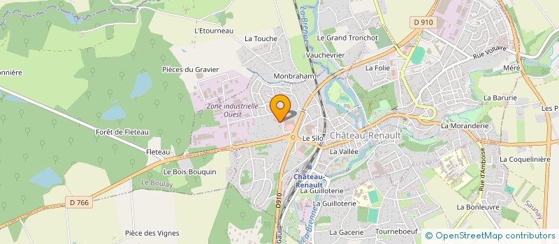 localisation de l'entreprise SCI BEL AIR à CHATEAU RENAULT