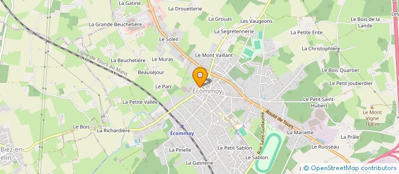 localisation de l'entreprise SCI BEL AIR  ECOMMOY