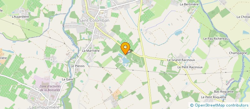 localisation de l'entreprise SCI BEL AIR  SAINT-COLOMBAN