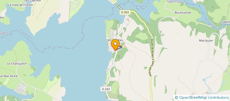 localisation de l'entreprise SCI BEL AIR  RIEUPEYROUX