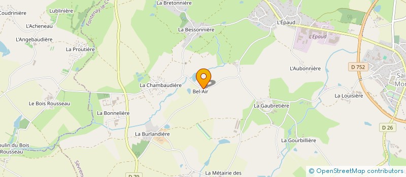 localisation de l'entreprise SCI BEL AIR à SEVREMONT