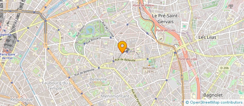 localisation de l'entreprise SCI BEL AIR  PARIS