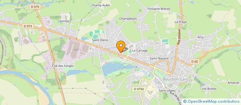 localisation de l'entreprise SCI BEL AIR à BOURBON LANCY