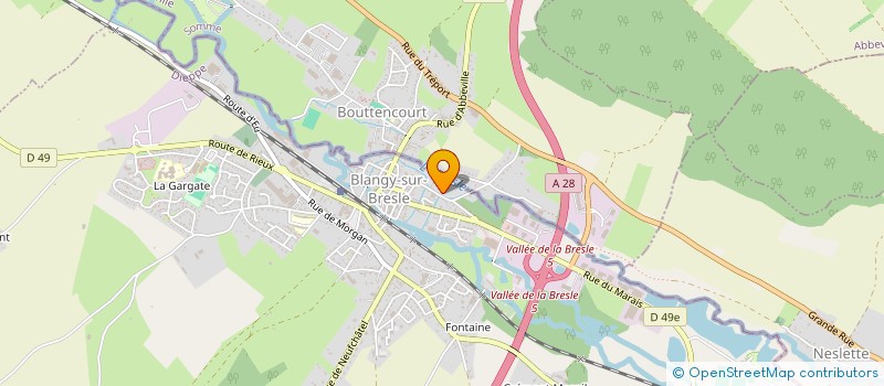 localisation de l'entreprise SCI BEL AIR à BLANGY-SUR-BRESLE