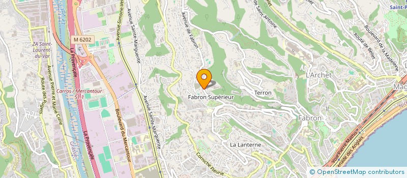 localisation de l'entreprise SCI BEL AIR à NICE