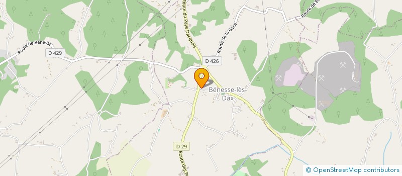 localisation de l'entreprise SCI BEL AIR  BENESSE-LES-DAX