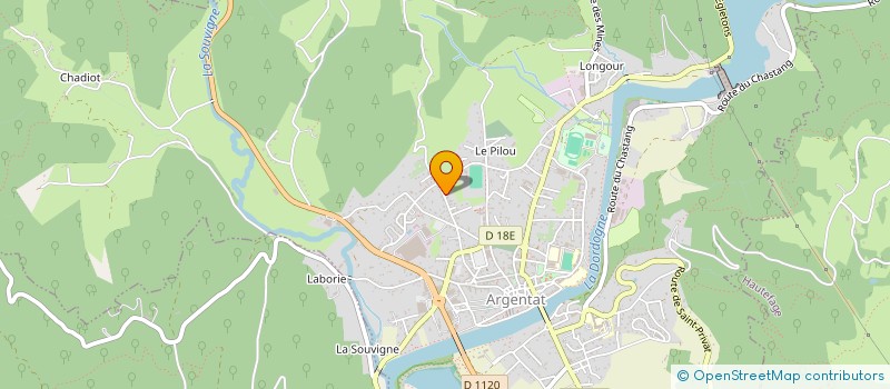 localisation de l'entreprise SCI BEL AIR à ARGENTAT-SUR-DORDOGNE