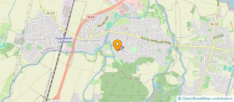 localisation de l'entreprise SCI BEL AIR  FEGERSHEIM