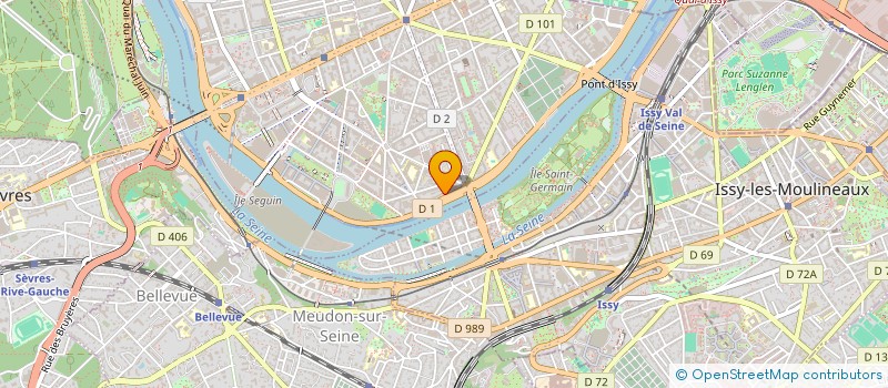 localisation de l'entreprise SCI BEL AIR à BOULOGNE-BILLANCOURT