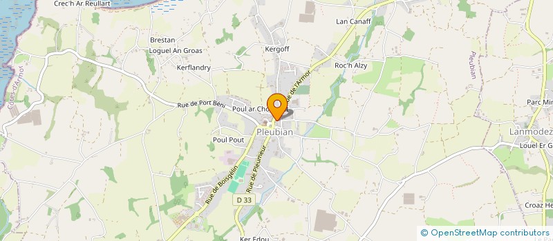 localisation de l'entreprise SCI BEL AIR  PLEUBIAN