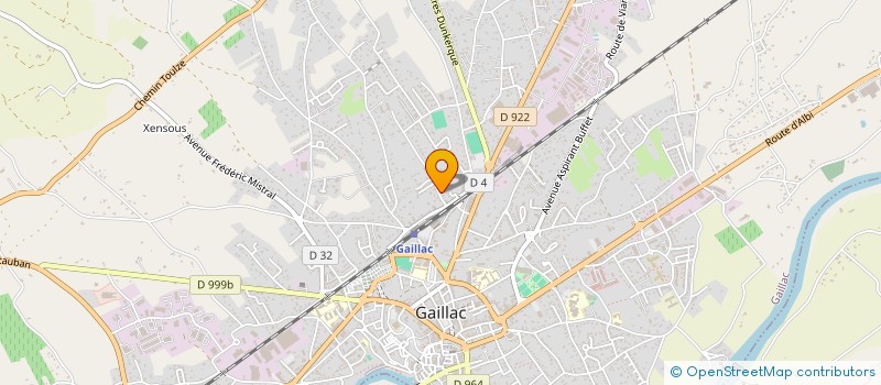 localisation de l'entreprise SCI BEL-AIR à GAILLAC