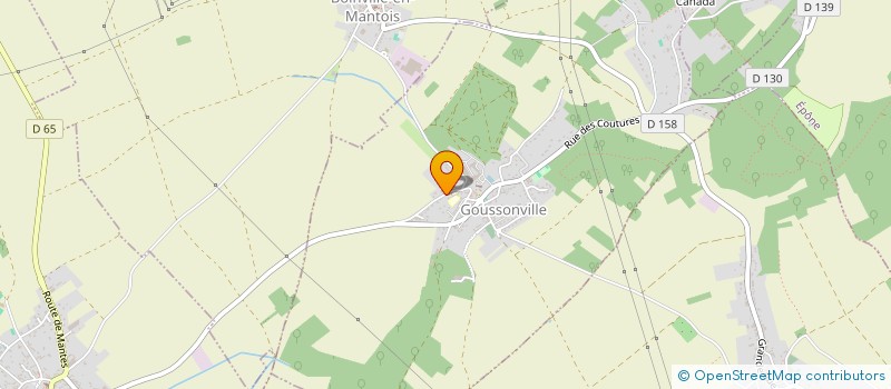 localisation de l'entreprise SCI BEL AIR  GOUSSONVILLE