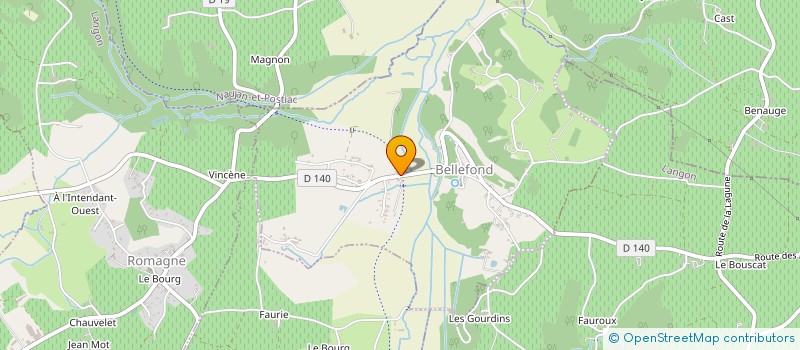 localisation de l'entreprise SCI BEL AIR  PORTE-DE-BENAUGE