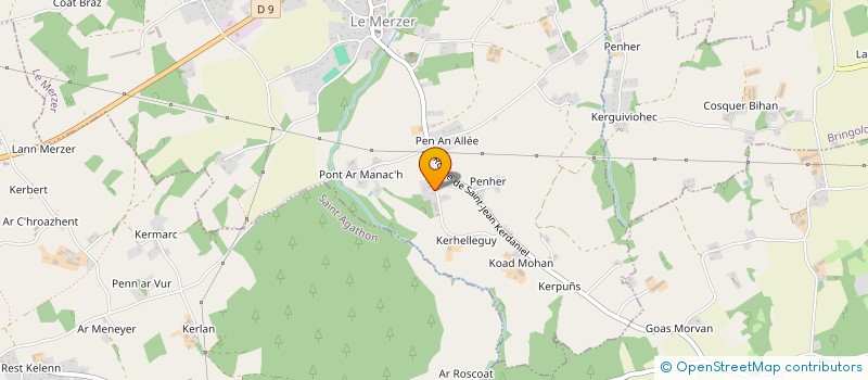 localisation de l'entreprise SCI BEL AIR  LE MERZER