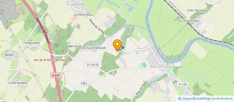 localisation de l'entreprise SCI BEL-AIR  PORT-D'ENVAUX