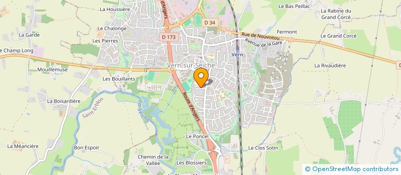 localisation de l'entreprise SCI BEL AIR  VERN-SUR-SEICHE