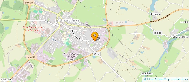 localisation de l'entreprise SCI BEL AIR  LA CHATAIGNERAIE