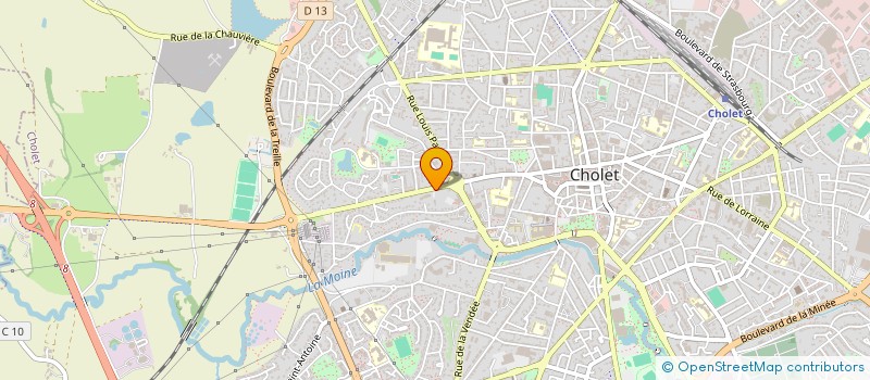 localisation de l'entreprise SCI BEL AIR à CHOLET