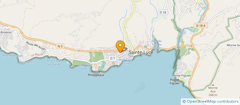 localisation de l'entreprise SCI BEL AIR  SAINTE-ANNE