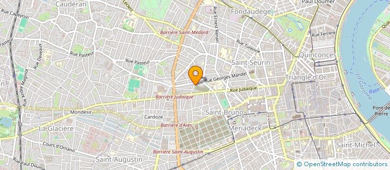 localisation de l'entreprise SCI BEL-AIR  BORDEAUX