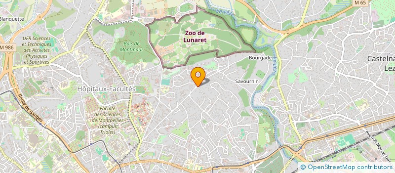 localisation de l'entreprise SCI BEL AIR EN AVRIL à MONTPELLIER
