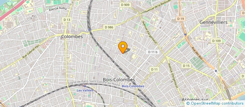 localisation de l'entreprise SCI BEL AIR HABITAT à BOIS-COLOMBES