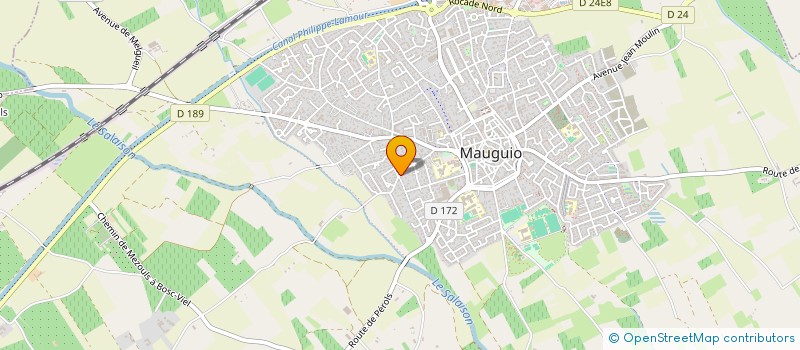 localisation de l'entreprise SCI BEL AIR MEDICAL  MAUGUIO