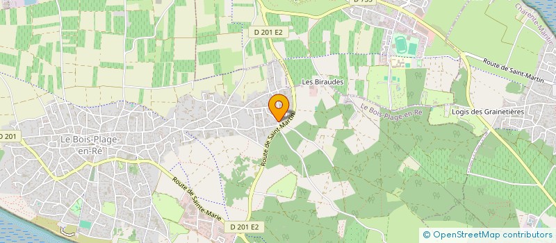 localisation de l'entreprise SCI BEL AIR RE  LE BOIS-PLAGE-EN-RE