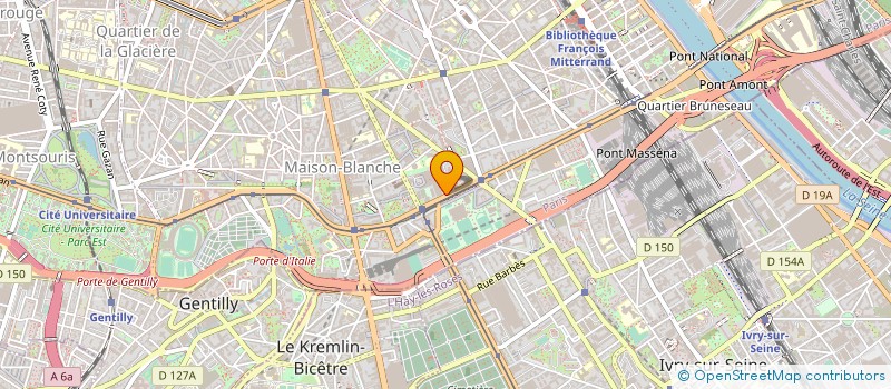 localisation de l'entreprise SCI BEL AIR TRIO  PARIS