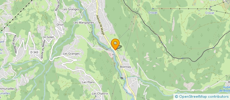 localisation de l'entreprise SCI BEL'AMBRE  SAINT-GERVAIS-LES-BAINS