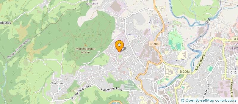 localisation de l'entreprise SCI BEL'APPART à ANNONAY
