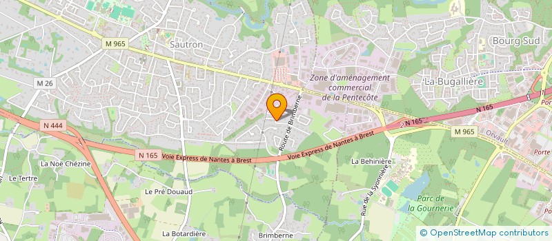 localisation de l'entreprise SCI BEL-ARMOR à SAUTRON